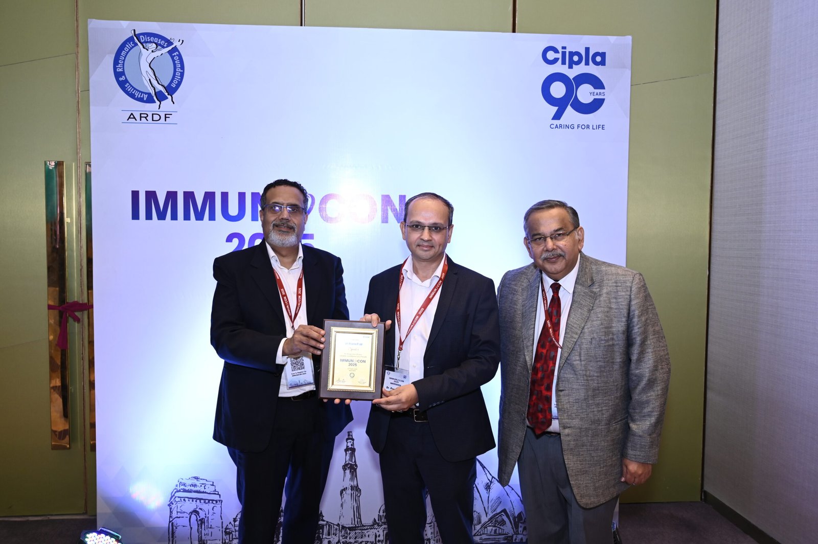 Giant Cell Arteritis – Best Practices in Management" at Immunocon 2025 in Delhi on April 13th.